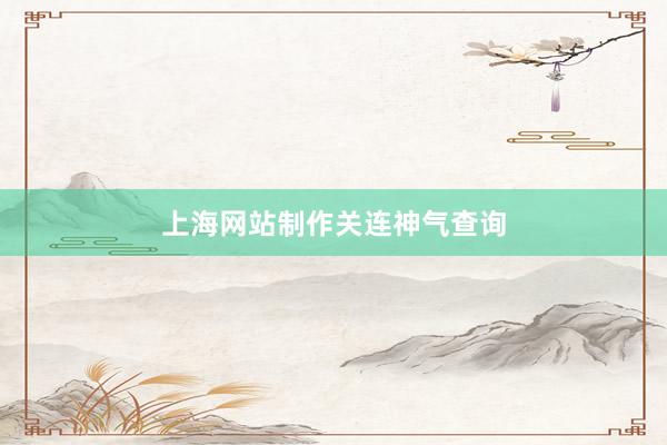 上海网站制作关连神气查询